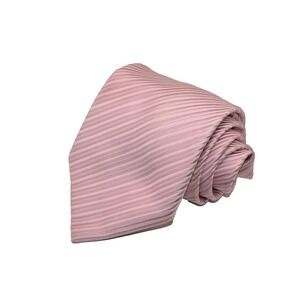 Donald J Trump Signature Collection 100% Silk Pink Striped Tie